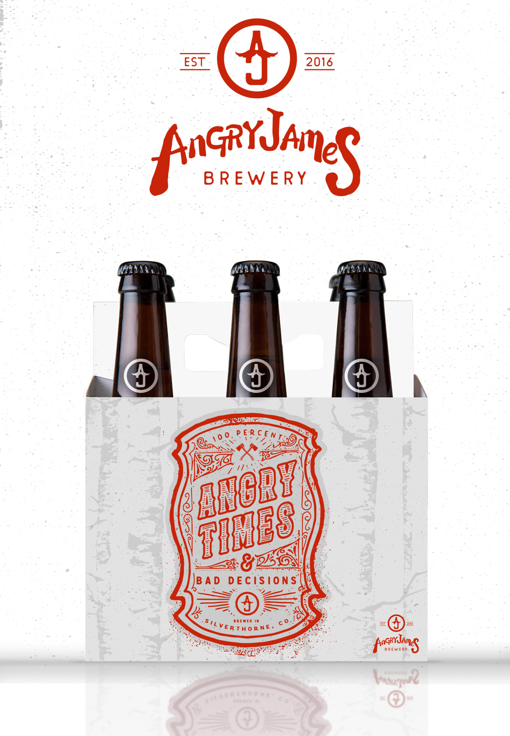 Craft Beer Branding 6 pack Beer holder